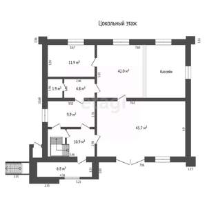 Дом 481м², 4-этажный, участок 6 сот.