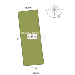 Дом 68м², 1-этажный, участок 12 сот.