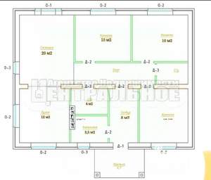 Дом 97м², 1-этажный, участок 15 сот.