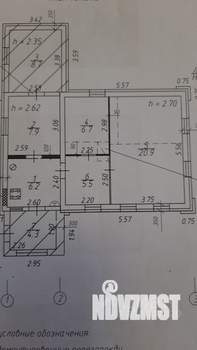 Дом 70м², 1-этажный, участок 6 сот.  