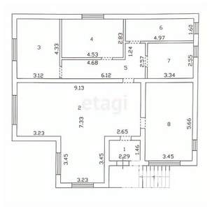 Дом 132м², 1-этажный, участок 5 сот.  