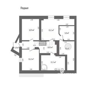 Таунхаус 279м², 2-этажный, участок 7 сот.  