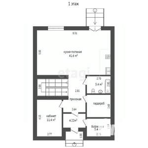 Таунхаус 170м², 2-этажный, участок 4 сот.  