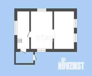 Дом 36м², 1-этажный, участок 7 сот.  