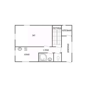 Дом 113м², 2-этажный, участок 13 сот.  