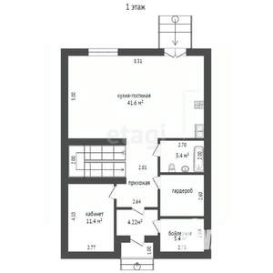 Таунхаус 170м², 2-этажный, участок 4 сот.  