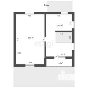 Дом 186м², 2-этажный, участок 7 сот.  
