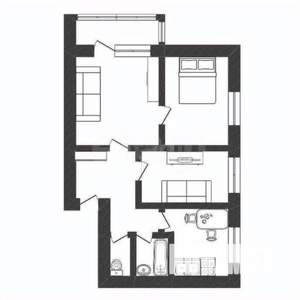 3-к квартира, на длительный срок, 51м2, 3/5 этаж