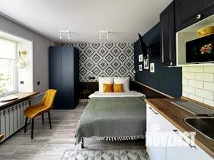 1-к квартира, посуточно, 12м2, 1/1 этаж