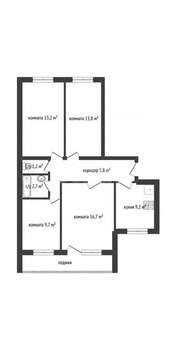 4-к квартира, на длительный срок, 75м2, 7/9 этаж
