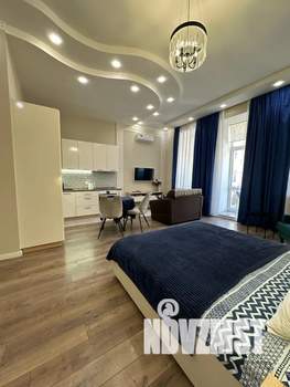 Студия квартира, посуточно, 44м2, 2/3 этаж