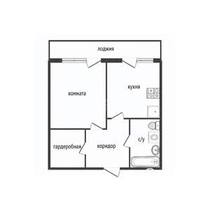 1-к квартира, на длительный срок, 40м2, 7/10 этаж