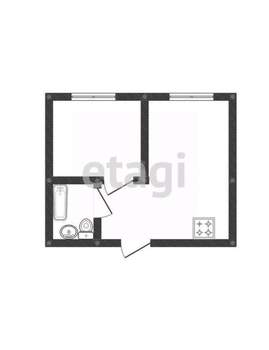 2-к квартира, на длительный срок, 36м2, 8/9 этаж