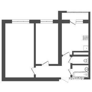 2-к квартира, на длительный срок, 62м2, 11/11 этаж