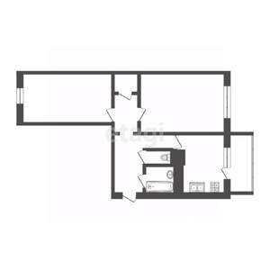 2-к квартира, на длительный срок, 50м2, 5/9 этаж