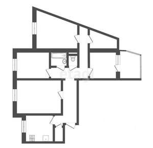 4-к квартира, на длительный срок, 87м2, 4/9 этаж