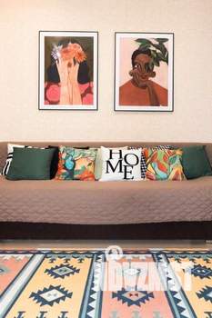 1-к квартира, посуточно, 44м2, 1/1 этаж