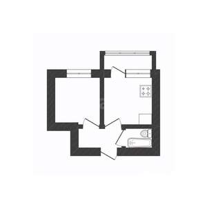 1-к квартира, на длительный срок, 39м2, 5/7 этаж