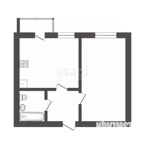 1-к квартира, на длительный срок, 37м2, 7/10 этаж