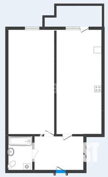 1-к квартира, на длительный срок, 37м2, 10/11 этаж