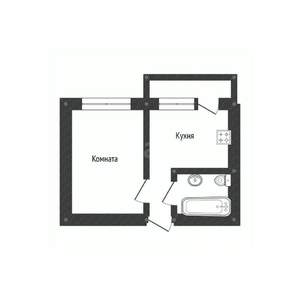 1-к квартира, вторичка, 36м2, 5/10 этаж