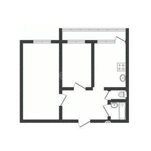 2-к квартира, вторичка, 51м2, 4/10 этаж