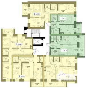 2-к квартира, вторичка, 66м2, 4/10 этаж