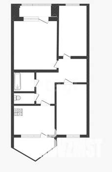 3-к квартира, вторичка, 84м2, 4/5 этаж