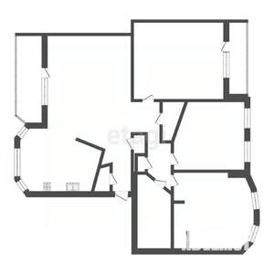 3-к квартира, вторичка, 123м2, 3/11 этаж