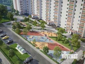 1-к квартира, строящийся дом, 40м2, 5/10 этаж