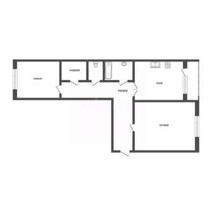 2-к квартира, вторичка, 66м2, 6/10 этаж