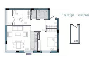 3-к квартира, строящийся дом, 70м2, 10/14 этаж