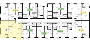 2-к квартира, вторичка, 58м2, 4/15 этаж