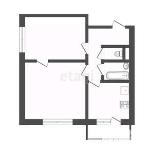 2-к квартира, вторичка, 31м2, 3/5 этаж
