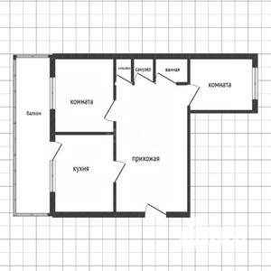 2-к квартира, вторичка, 66м2, 6/10 этаж