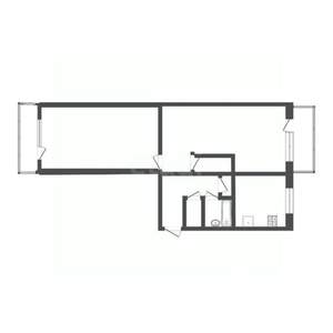 2-к квартира, вторичка, 47м2, 3/5 этаж