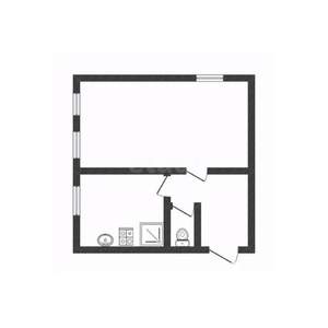 1-к квартира, вторичка, 31м2, 1/2 этаж