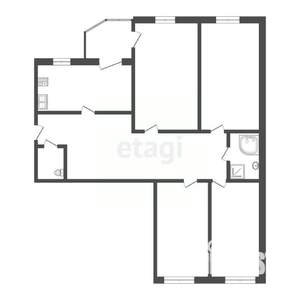 4-к квартира, вторичка, 132м2, 2/10 этаж