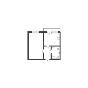 1-к квартира, вторичка, 42м2, 5/10 этаж