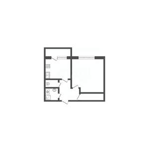 1-к квартира, вторичка, 39м2, 8/10 этаж