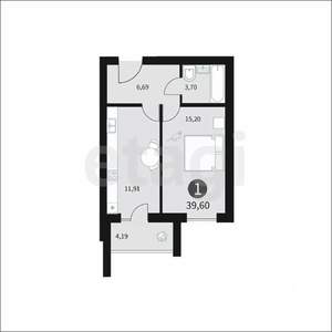 1-к квартира, вторичка, 36м2, 7/10 этаж