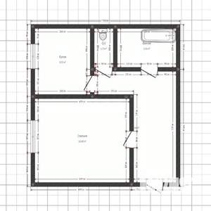 1-к квартира, вторичка, 50м2, 1/3 этаж