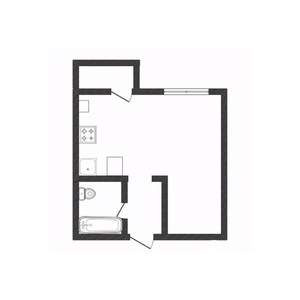 Студия квартира, вторичка, 30м2, 10/11 этаж