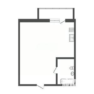 Студия квартира, вторичка, 23м2, 8/10 этаж