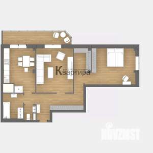 2-к квартира, вторичка, 89м2, 2/10 этаж