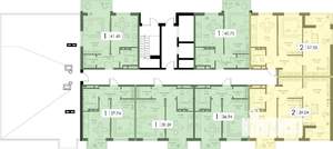 2-к квартира, вторичка, 58м2, 9/15 этаж