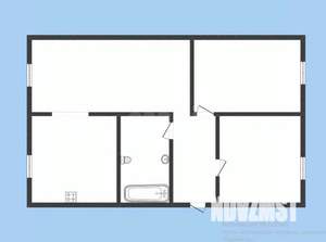 3-к квартира, вторичка, 62м2, 1/5 этаж