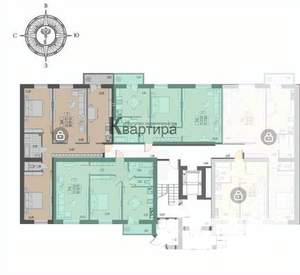 2-к квартира, вторичка, 57м2, 1/10 этаж