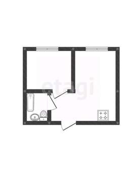 2-к квартира, вторичка, 34м2, 8/9 этаж