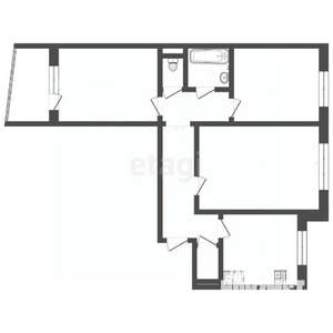 3-к квартира, вторичка, 65м2, 8/9 этаж